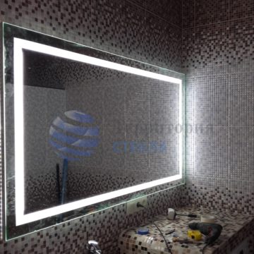 Зеркало в ванную комнату с подсветкой
